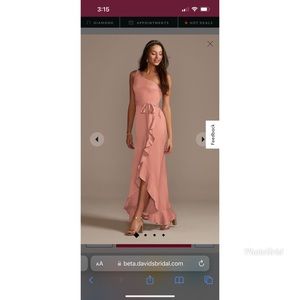 David’s Bridal Bridesmaid Dress